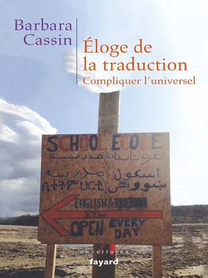 cover image of Eloge de la traduction